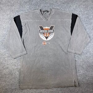 Vintage Harley Davidson Shirt Mens XL Gray Ford Motors F150 Motorcycle Baseball